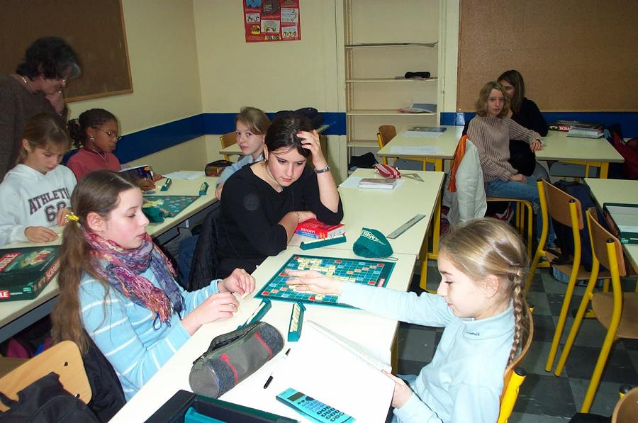 Mme Crober, professeur d'Anglais, et ses Sixièmes...